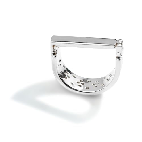 Sparkling Crystal Men's Neck Tie Ring Tie Clasp Necktie Clips Holder Tie Accessories with Box for Wedding Jewelry Gift - style: Silver Clips with Rhombus Pattern