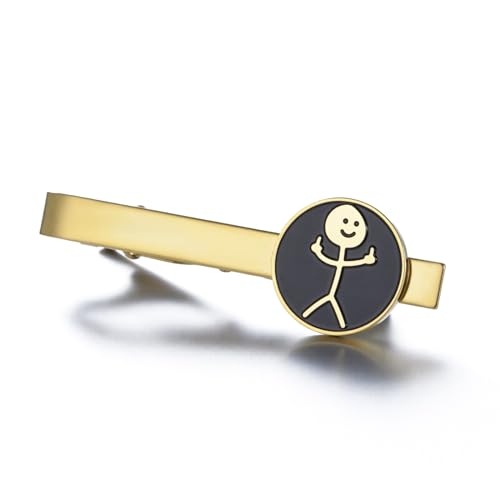Dreamtimes Rock Skull Hand Tie Clip Halloween Shirt Tie Clips Figurine Sign Language Tie Clip Rock On Hand Gesture Stainless Steel Novelty Tie Accessory for Men - style: Style 1-G
