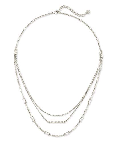 Kendra Scott Addison Multi Strand - color: RHODIUM - RHODIUM METAL