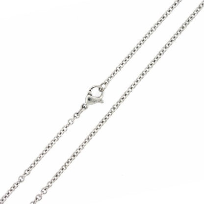Stainless Steel Cable Chain Necklace 1 mm Thin Dainty Pendant Chain | Fine Cable Links, Water Safe Steel, No Tarnish, Pendant Ready, Gift Boxed