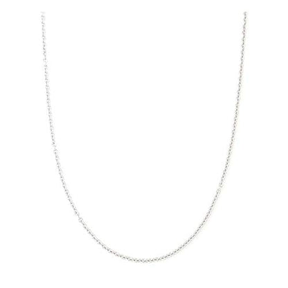 2MM Stainless Steel Necklace - Thin Cable Chain for Women & Men, Silver Chains for Pendant Addition or Alone - 16-30 Inch Available - size: 27 inch