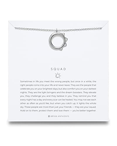 Bryan Anthonys Pendant Necklaces and Sets in a Variety of Styles and Colors - color: Silver, style: Squad