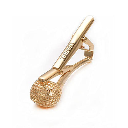 Yoursfs Personalized Stationery Series Tie Clips For Men Novelty Ruler/Pen Tie Clips Unique 18K Gold Plated/Silver Stainless Steel Tie Clip Jewelry For Father Husband Suitable For Daily - style: Gold Tobacco Pipe Tie Clips