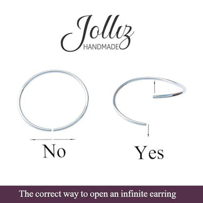 Jolliz Beaded Nose Rings Hoops – 24 Guage Nose hoops Handmade with Classic Design, Hypoallergenic Nose Rings for Women, Nose Piercings for Stylish Everyday Wear - color: Gold