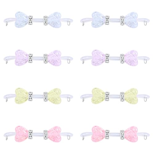 D.Bella Fake Nipple Rings Non Piercing Nipple Jewelry Bells Heart Adjustable Nooses Faux Nipple Piercing Cute Body Jewelry - style: Style A