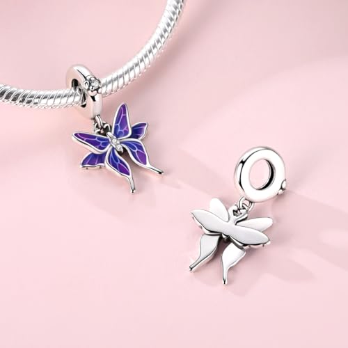 LNQOBU 925 Sterling Silver Charms Color-changing Chameleon Dangle Charm Beads Glow in the Dark Charme fits Pandora Bracelets and Necklace Jewelry Gift for Women - style: Glow in the dark 1728