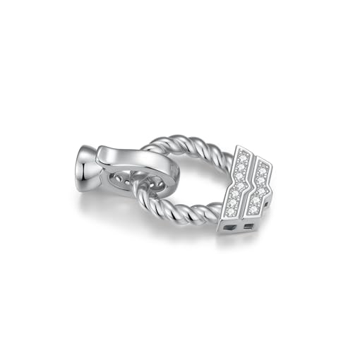 925 Sterling Silver Double Opening Lobster Clasp, Necklace Bracelet Anklet Jewelry Extender Clasp for DIY Jewelry Making (Style 11) - style: style 11