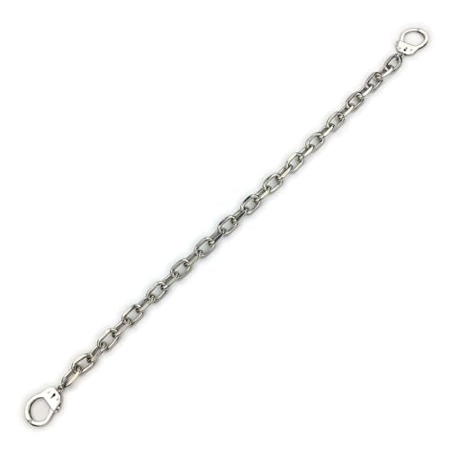 Succuba Stainless Steel Handcuff Choker Necklace Chain Pendant Choker Collar Necklace for Women and Men from 16 to 24 Inches with Box - color: B, size: 20 Inches