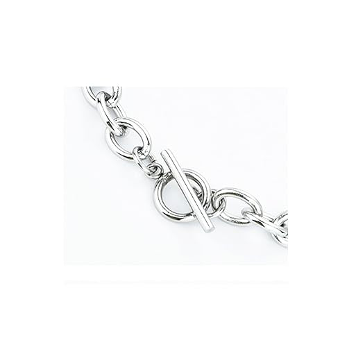 kelistom 925 Sterling Silver Bracelets for Women Teens, Love Heart Charm Chain Bracelet Bangle Fashion Jewelry Gifts - color: link braclet-OT