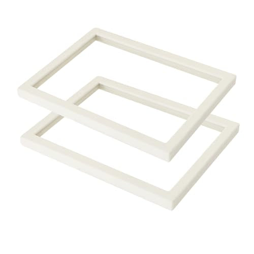 Coward 2Pcs Beige Velvet Glass Lid for the Trays Can Use if Needed - color: Beige Velvet, size: Tray Lid+Tray Lid