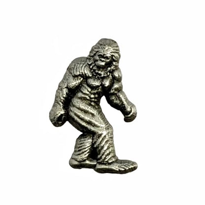 Bigfoot Enamel Lapel Pin - for Fans of Bigfoot and Sasquatch - style: Pewter Squatch