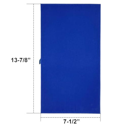 20-Pack Foam Cushion Flocked Jewelry Pads - Flat Full Size - Rings, Necklaces, Bracelets, Watches Presentation - Royal Blue by The Display Guys - color: Royal Blue, size: Insert - Flat Pad (20-Pack)