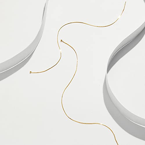 Long Chain Drop Earrings for Women, 925 Sterling Silver, Dainty Dangling Elegant Earrings for Daily Wear, Gift for Her - color: 7.9" Snake Chain Gold
