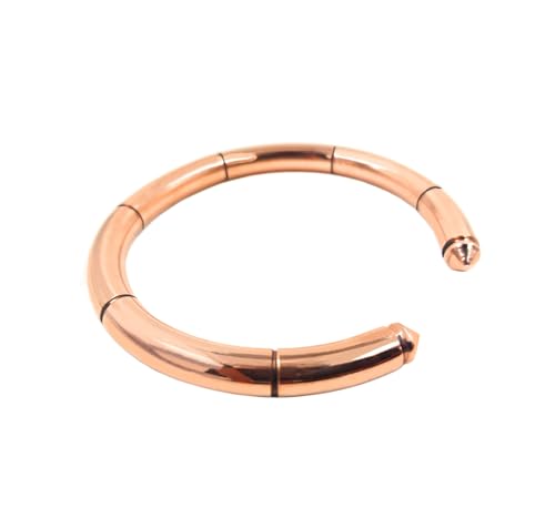 SHINDE EXPORTS pure copper bracelets cuf kada bangle for men and women - style: Heavy 95gms with notches