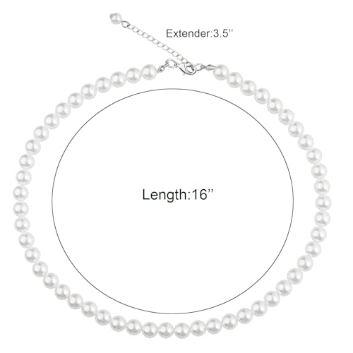 Imitation Pearl Necklace Wedding Pearl Necklace for Women