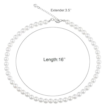 Imitation Pearl Necklace Wedding Pearl Necklace for Women