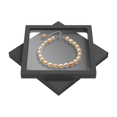 Corben Freshwater Pearl Bracelet for Women AAA+ Quality 6.7-8.4IN With a 2-inch Extension Chain Silver Pearl Bracelet S925 Silver Adjustable Buckle Ladies' Holiday Gifts - color: Colorful, size: 6.7 IN( 17cm）