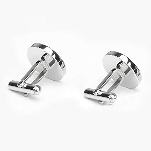 Kooer Personalized Men's Wedding Cufflinks, Custom Father Of The Bride Cuff Links Jewelry Gift For Men Him Groom Groomsman - style: Father of The Groom
