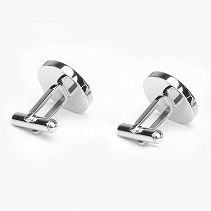 Kooer Personalized Men's Wedding Cufflinks, Custom Father Of The Bride Cuff Links Jewelry Gift For Men Him Groom Groomsman - style: Father of The Groom
