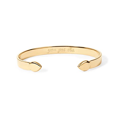 PAVOI 14K Gold Plated Stainless Steel Bangle Bracelets for Women | Inspirational Engraved Adjustable Mantra Cuff Bangle | Personalized Gift for Her Mom Sister | Birthday Gifts for Women - style: You Got This
