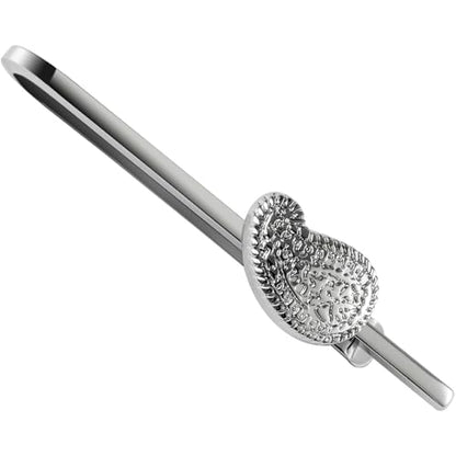HAWSON Various Tie Clips for Men Unique, Funny Novelty Mens Tie Bar, Personalized Tie Pins for Men, Theme Wedding Party Gifts - style: Paisley Swirl