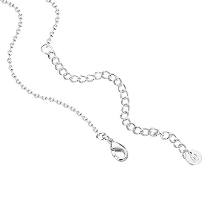 PAVOI 14K Gold Plated Cubic Zirconia Diamond Pendant Necklace for Women | Adjustable Slider - style: Round 7.2mm