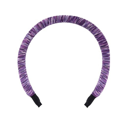 Padded Headband for Women for Women (Purple Stripe) - color: Striped Purple