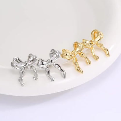 Bow Earrings Red Earrings for Women Dangle Cute Earrings Red Stuff Jewelry Outfits Accessories Gifts for Girls - color: B4:2 Paris bow earrings