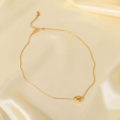Unisex Celestial Gold Pendant Necklaces, Sun/Moon/Star/Angle Celestial Elements Unisex Choker Gold Lover Chains for Men and Women Jewelry - color: Gold Chain - Heart Drop