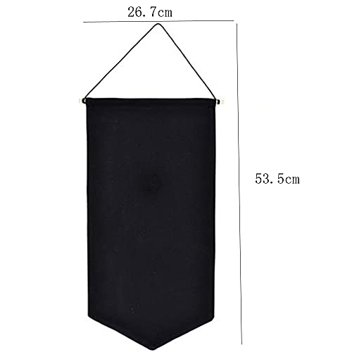 2pcs Cotton Canvas Wall-Mounted Brooch,Wall Hanging Jewelry Display Storage Set for Pin and Brooch Collections(A) - color: A