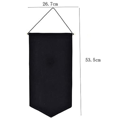 2pcs Cotton Canvas Wall-Mounted Brooch,Wall Hanging Jewelry Display Storage Set for Pin and Brooch Collections(A) - color: A