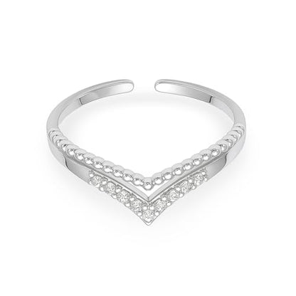 LeCalla 925 Sterling Silver Minimalist Toe Rings Set of Toe Ring Lightweight Simple Antique Open Adjustable Toe-Rings Beach Foot Jewelry Set for Women - color: 08. Classy CZ Ball (1 PCS)