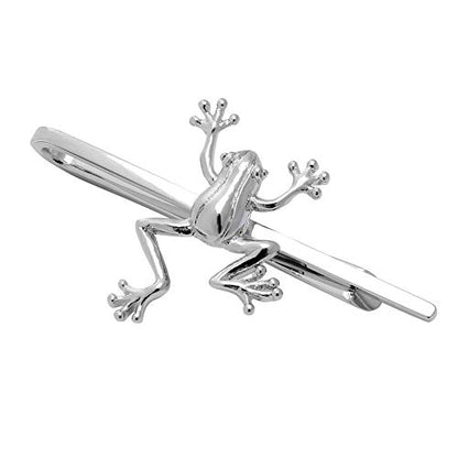 HAWSON 2 inch/ 2.2 inch Tie Clip for Men, Novelty Tie Bar Clip for Men and Boys, Interesting Tie Clip for Party - color: Frog