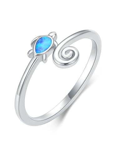 Midari Toe Rings for Women 925 Sterling Silver Hypoallergenic Adjustable Open Band Ring for Women Summer Beach Open Toe Jewelry Foot Jewelry - color: Turtle Toe Ring, size: Adjustable