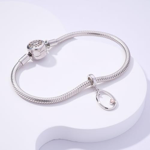Letter Charms for Pandora Bracelets 925 Sterling Silver Alphabet Initial Charms Bead Jewelry Gift for Women - style: Initial O