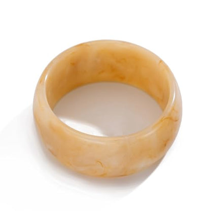 Colorful Acrylic Resin Open Cuff Bracelets Simple Transparent Chunky Thick Bangle Statement Irregular Geometric Resin Wide Wristband Chunky Acetate Wrap Cuff Bracelets - color: B-01