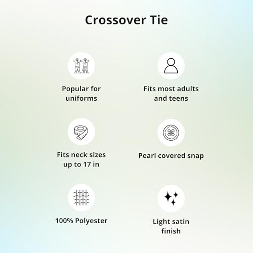 tiemart Crossover Tie - color: Dark Navy Blue