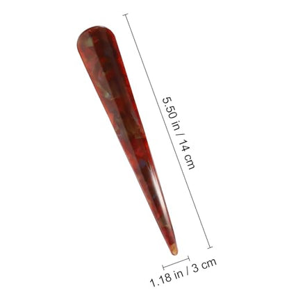 3Pcs Large Acrylic Hair Clips Set for Women, Pink, Brown, and Colors, Sturdy Hairpin Barrettes for Styling and Everyday Hair Accessories