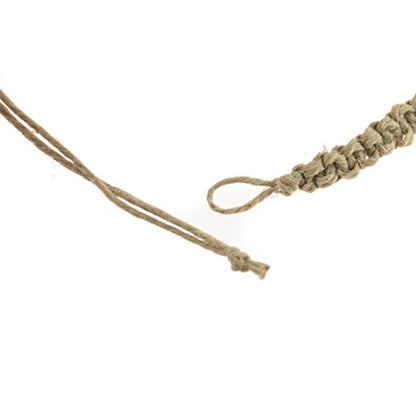 BlueRica Hemp Anklet with Glass Beads - style: Blue