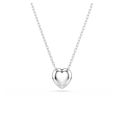 Swarovski Ariana Grande Collection, Clear Crystal & Pearls, Rhodium Finish, Necklaces, Earrings and Bracelets - color: Heart Pendant Necklace