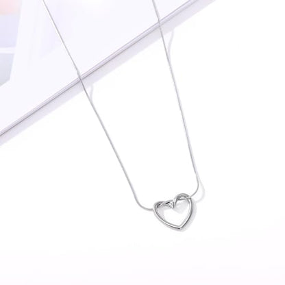 Heart Pendant Necklace – Dainty & Minimalist Style for Daily Wear - style: Everyday/Casual