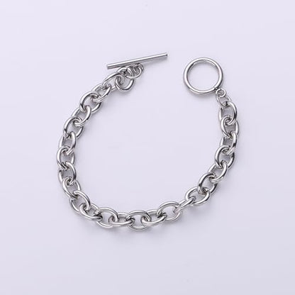 925 Sterling Silver Plated Heart Charm Bracelet for Women - Dainty Chain Love Gift Idea - style: Style1