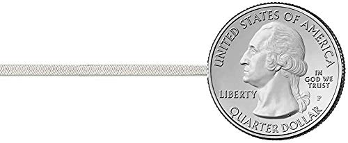 Savlano 925 Sterling Silver Solid Italian Figaro, Rope,Herringbone, Curb, Ball Bead, Snake, Mariner Chain Anklet for Women, Comes in 0.8mm - 5mm With Gift Box - style: Herringbone 3.5mm