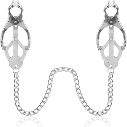 Body Chain Body Clamps with Chain Body Ring Body Clamps Stainless Steel Body Clip Body Clip Non-Piercing Chain Non Piercing Body Jewelry for Women Men (Silver) - color: Silver