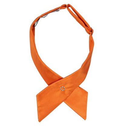 tiemart Crossover Tie - color: Orange Premium