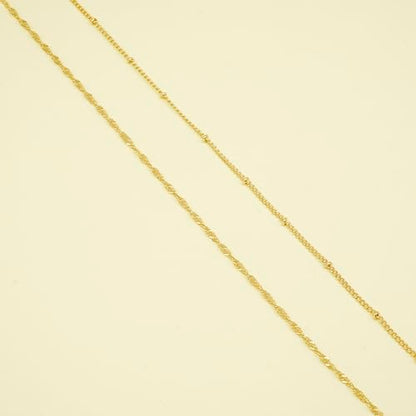 14K Gold Plated Belly Chain for Women, Boho Bikini Waist Jewelry | Adjustable Fit, Dainty Layered Look, Pearl, Shell & Starfish Options, Boho Body Jewelry, Beach, Vacation - color: Gold-Plated 3