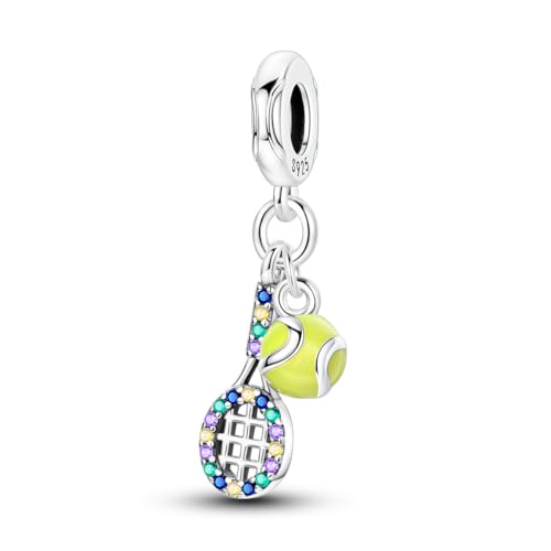 LNQOBU 925 Sterling Silver Charms for Bracelets Dangle Pendant fit Pandora Bracelets or Necklaces Jewelry Woman Gift Beads Charm (With one Spacer Beads) - style: Charms Bead 1664