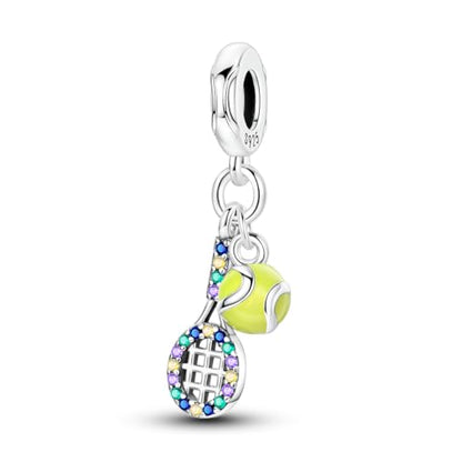 LNQOBU 925 Sterling Silver Charms for Bracelets Dangle Pendant fit Pandora Bracelets or Necklaces Jewelry Woman Gift Beads Charm (With one Spacer Beads) - style: Charms Bead 1664
