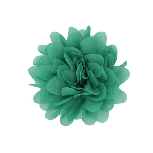 Satin Fabric Large Flower Brooch Pin Dainty Handmade Big Rose Flower Brooches Blossom Lapel Pins Silk Camellia Flowers Pin Wedding Dance Prom Party Banquet Dresses Suit Clothes Jewelry for Women - color: Green