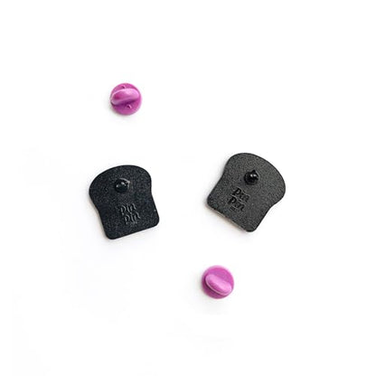 Enamel Pin Set (2 Pins Per Set) for Backpack, Bag, Lapel, Kawaii Button Collector - style: PB & J
